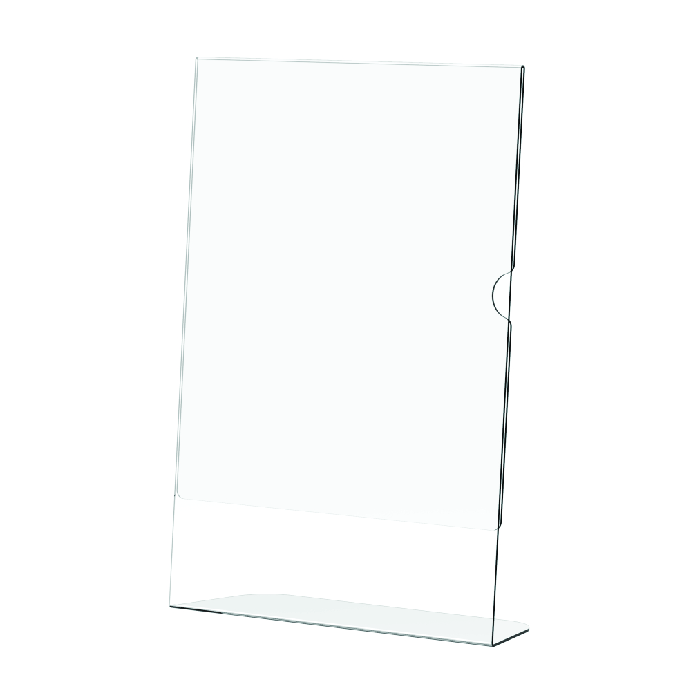 Acrylic Menu Holder - Single Sided - A4 Portrait - Box 5